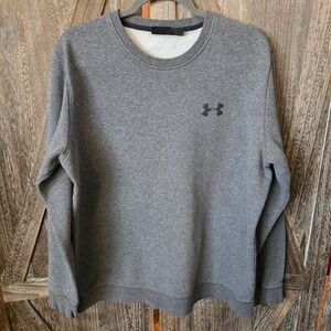 Under Armour Sweatshirt Men's Size XL Dark Gray Coldgear Activewear Long Sleeve